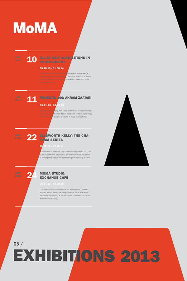 Moma Exhibit Poster Series